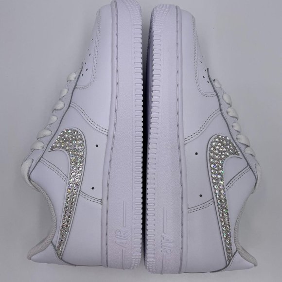 Swarovski Nike Air Force 1'07 White Womens Shoes - Picture 6 of 10